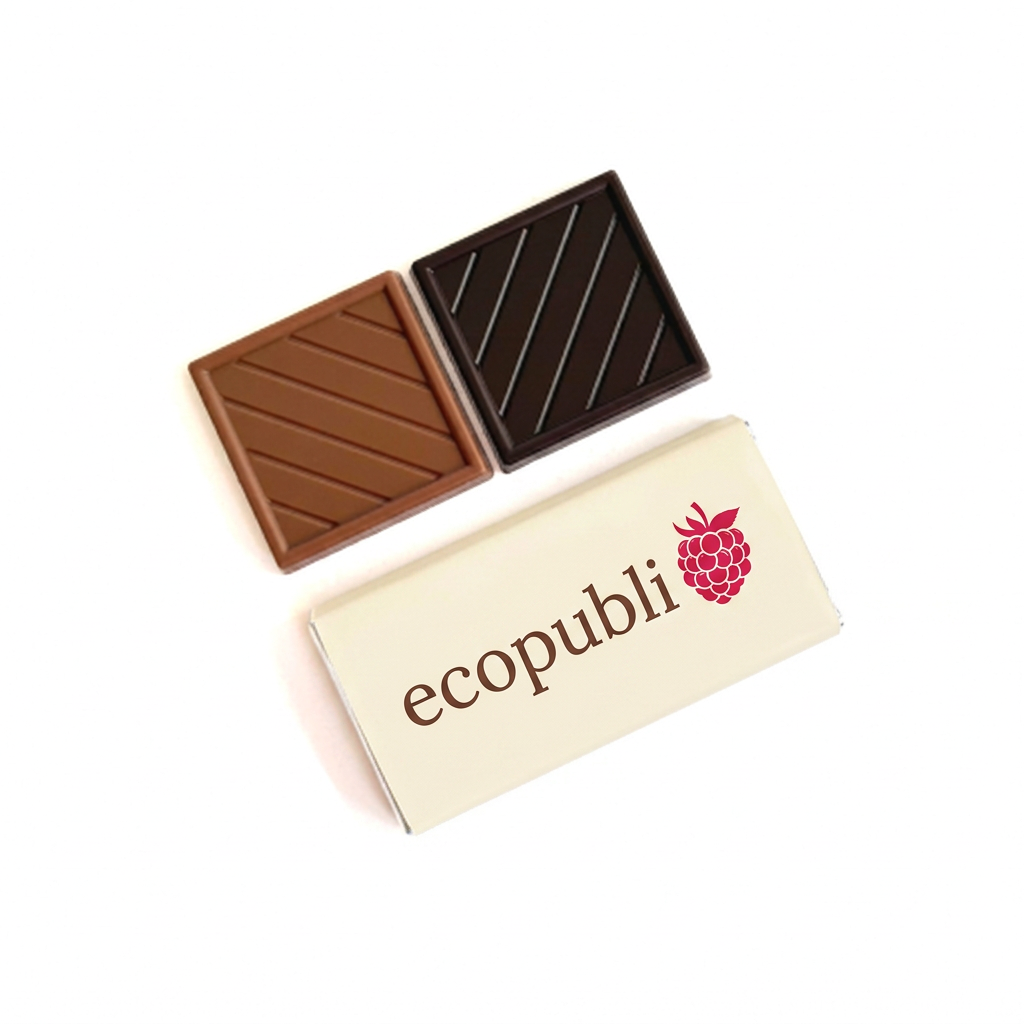 Chocolatina 10 g con logo