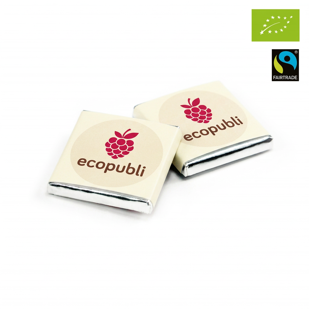 Napolitana ecológica con logo