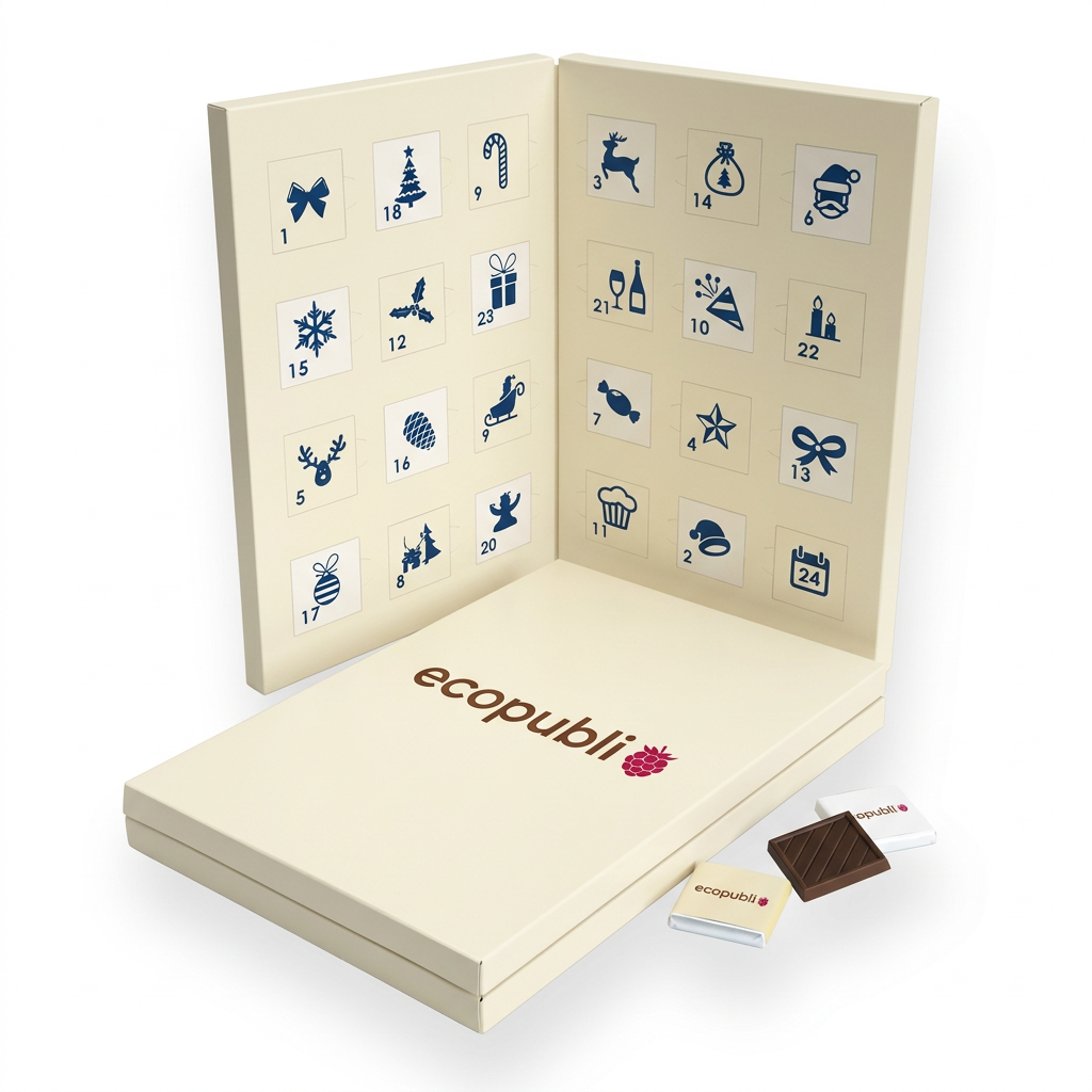 Calendario de Adviento con napolitanas «Book»