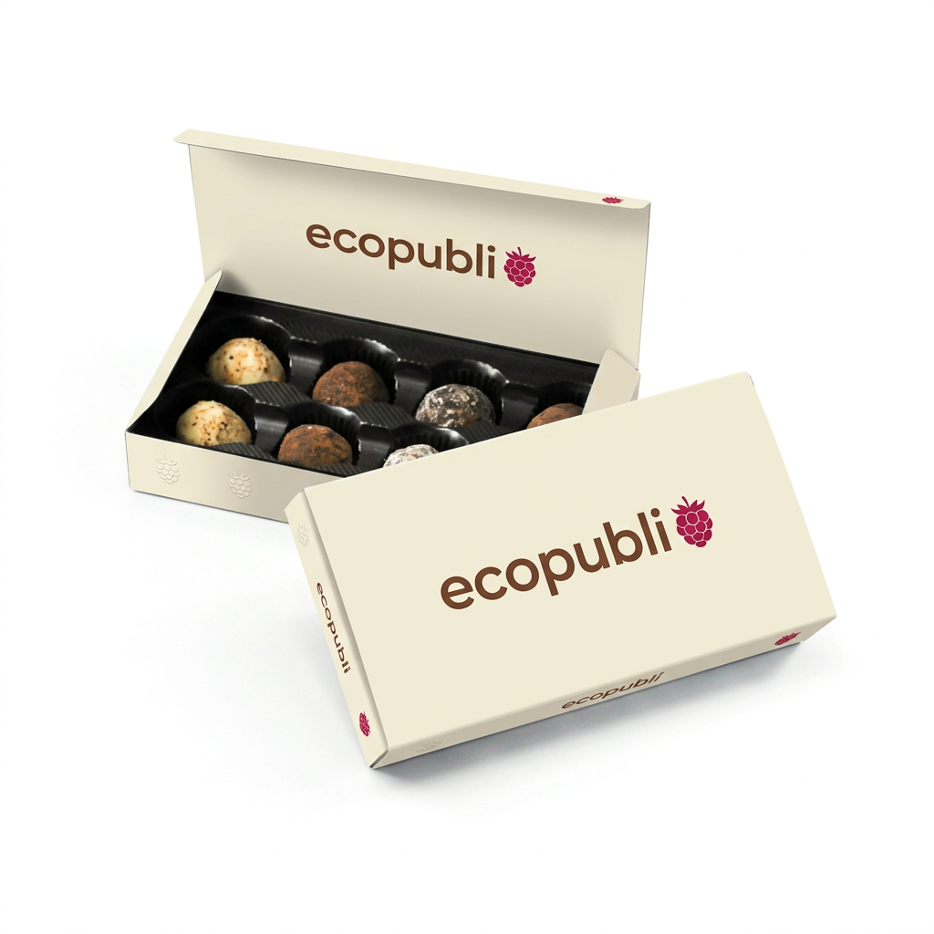 Caja de trufas «Book» 100 g