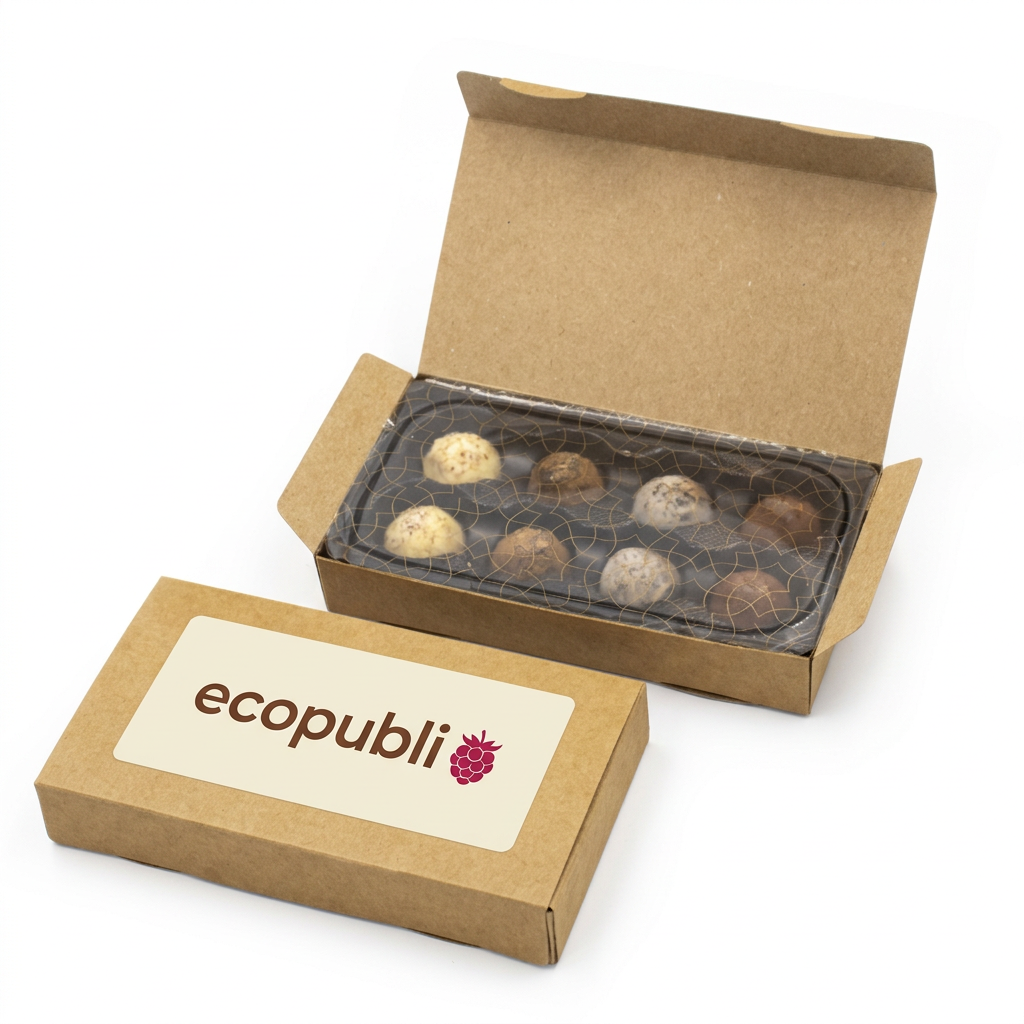 Caja de trufas «Eco-design» 100 g