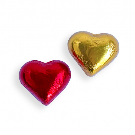 MP: corazón de chocolate 5 g en papel